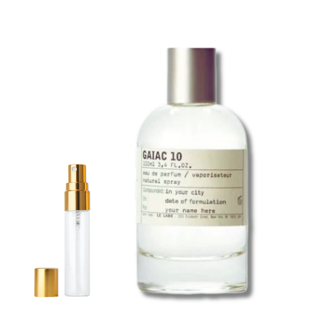 Le Labo - Gaiac 10 Eau de Parfum City Exclusives Decant Sample Le Labo - Gaiac 10 Eau de Parfum City Exclusives Decant Sample